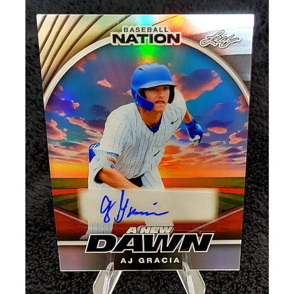 2025 AJ Garcia 2/15 A New Dawn Auto #4 Top Ranked Prospect Duke - Picture 1 of 4